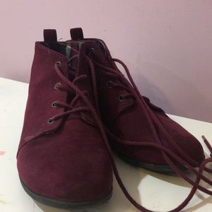 SALE‼️BURGUNDY ANKLE BOOTS